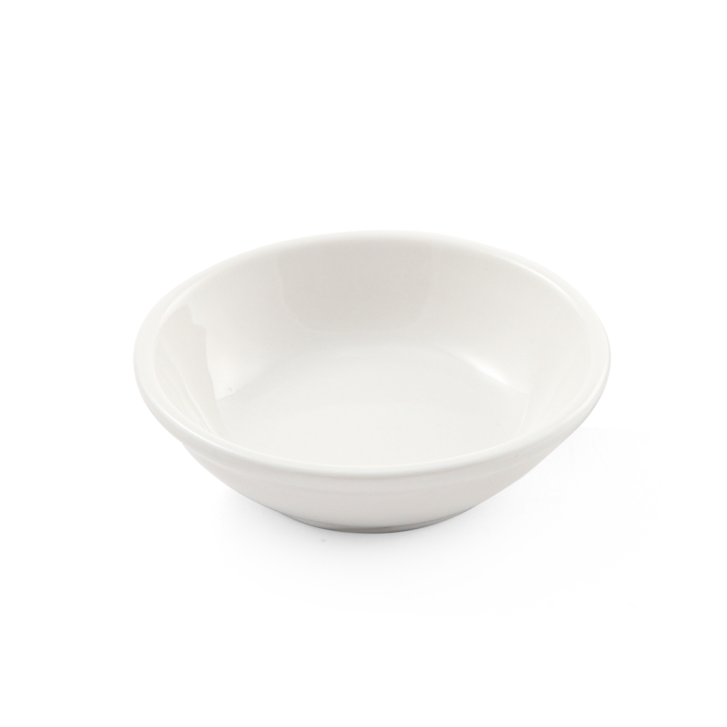 Porceletta Ivory Porcelain Small Sauce Dish 8 cm