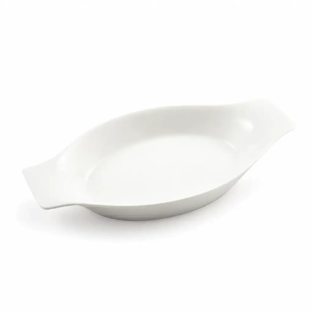 Porceletta Ivory Porcelain Banana Plate 21.5 cm / 8"