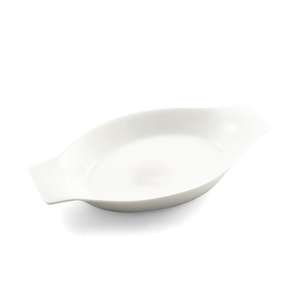 Porceletta Ivory Porcelain Banana Plate 26 cm / 10"