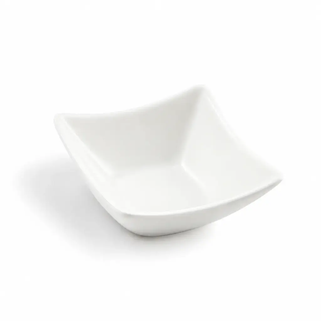 Porceletta Ivory Porcelain Dish 3"