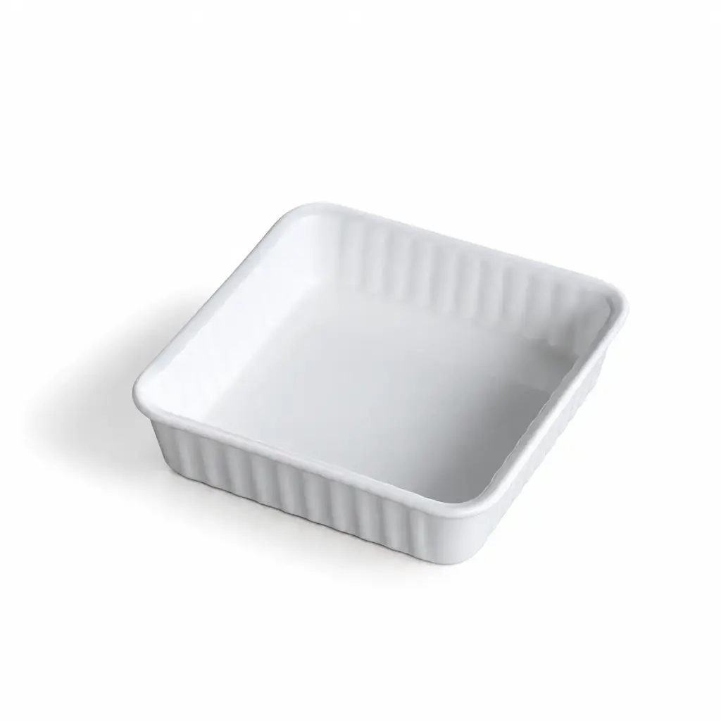 Porceletta Ivory Porcelain Baking Square Dish