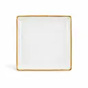 Porceletta Ivory Mocha Porcelain Square Plate 26 cm / 10"