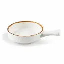 Porceletta Ivory Mocha Porcelain Serving Pan 22 cm / 8.5"