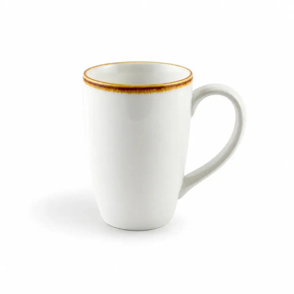 Porceletta Ivory Mocha Porcelain Tea Coffee Mug
