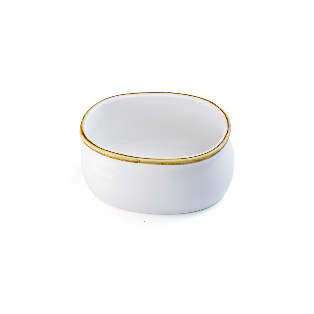 Porceletta Ivory Mocha Porcelain Sugar Pot 9.5 cm / 4"