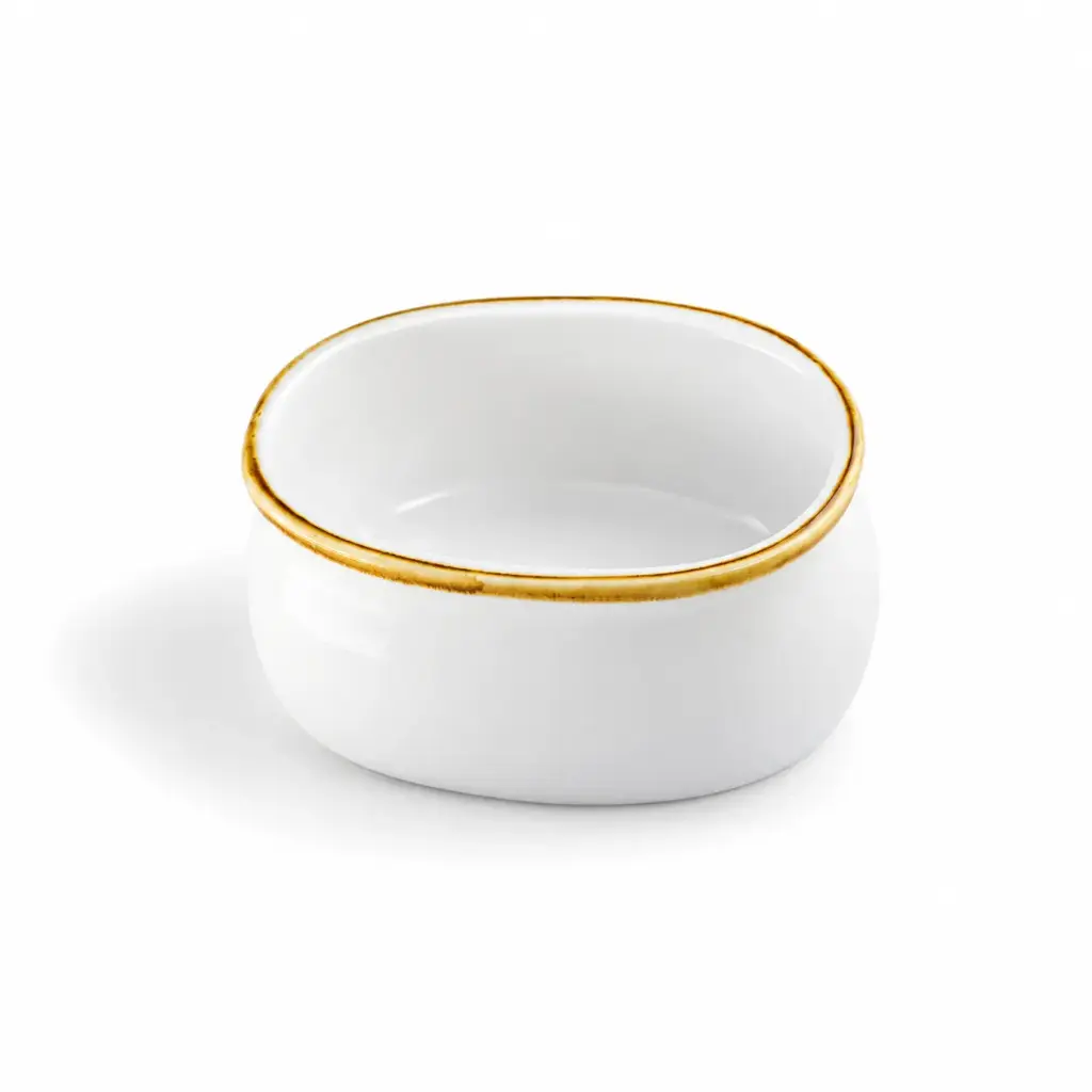 Porceletta Ivory Mocha Porcelain Sugar Pot 9.5 cm / 4"