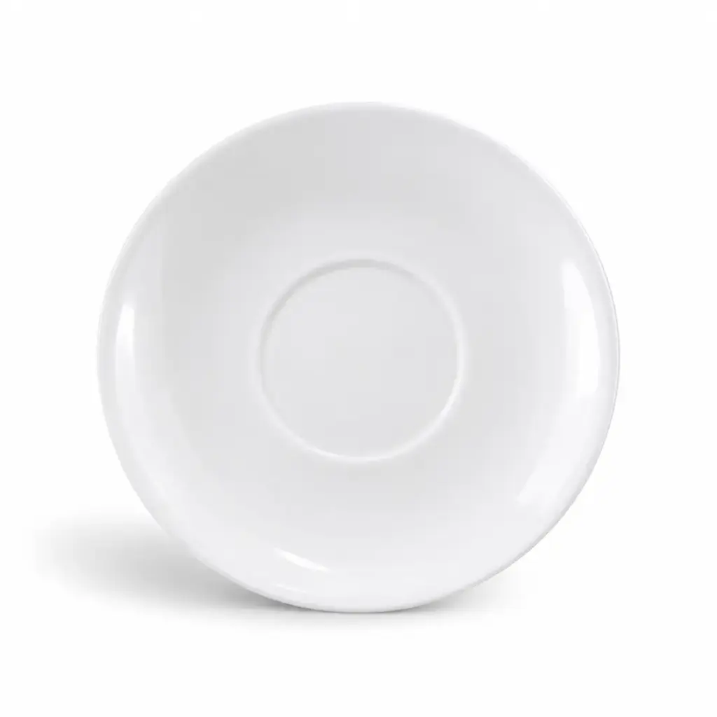 Porceletta Ivory Porcelain Saucer Soup Cup