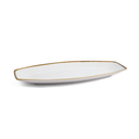 Porceletta Ivory Mocha Porcelain Boat Plate 30 cm / 12"