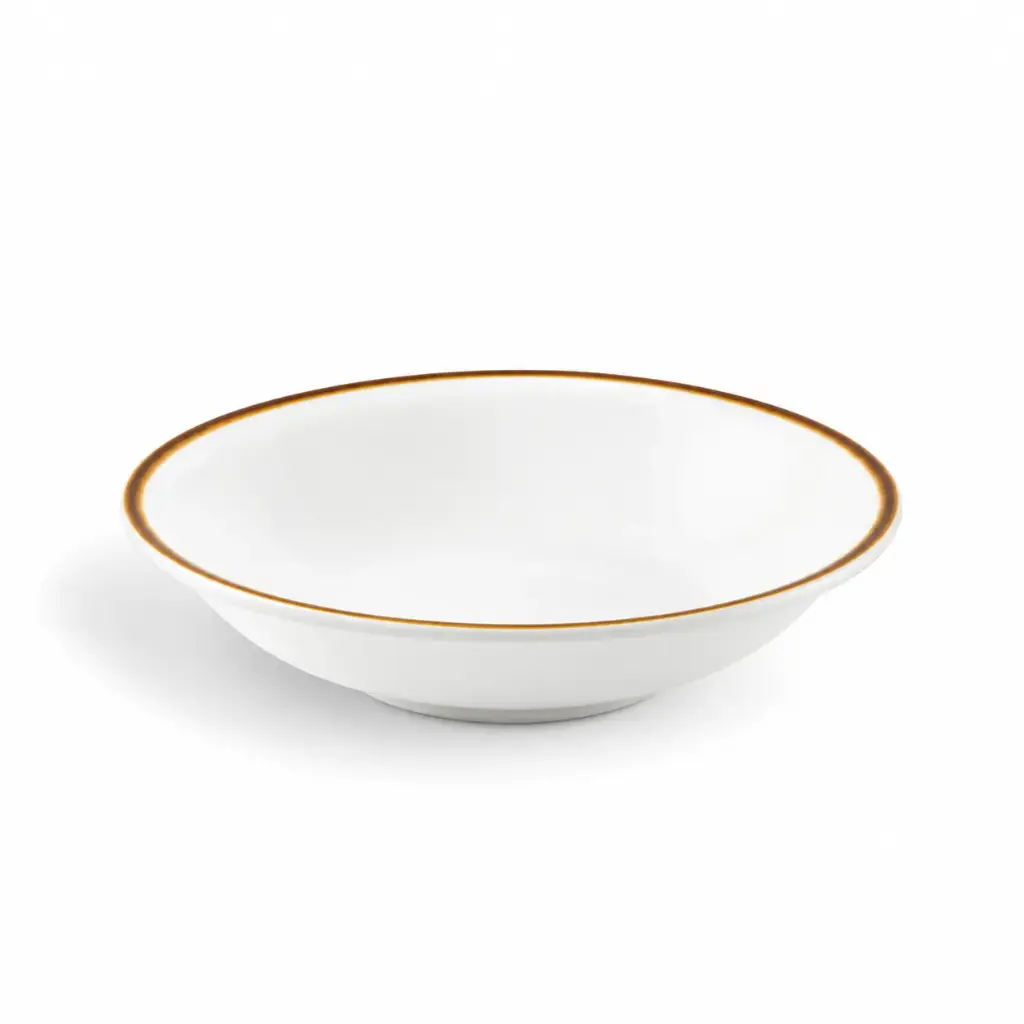 Porceletta Ivory Mocha Porcelain Salad Bowl 17 cm