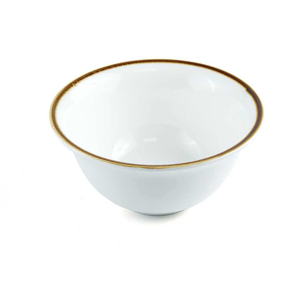 Porceletta Ivory Mocha Porcelain Sauce, Rice, Salad Bowl 14 cm