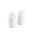 Porceletta Ivory Porcelain Salt & Pepper Set Cylinder