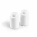 Porceletta Ivory Porcelain Salt & Pepper Set Cylinder