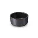 Porceletta Rustic Black Reactive Glaze Porcelain Small Mezza Sauce Dish 2.5"