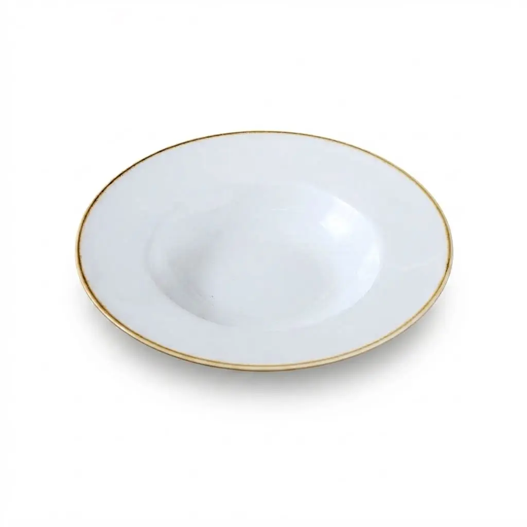 Porceletta Ivory Mocha Soup Plate 23 cm