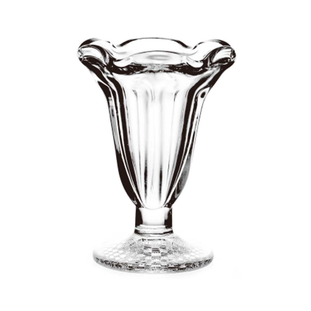 LXBQ01 / Glass Ice Cream Cup 185 ml (2 Pcs Set)