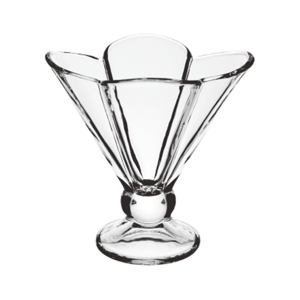 LXBQ02 / Glass Ice Cream Cup 190 ml (2 Pcs Set)