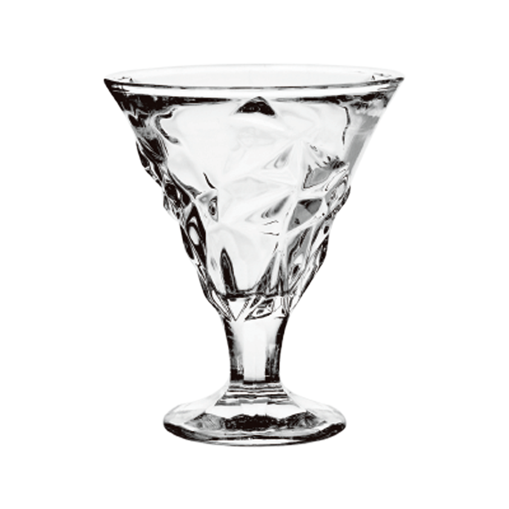 LXBQ03-3 / Glass Ice Cream Cup 215 ml (6 Pcs Set)