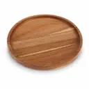 Vague Round Wooden Tray 26 cm
