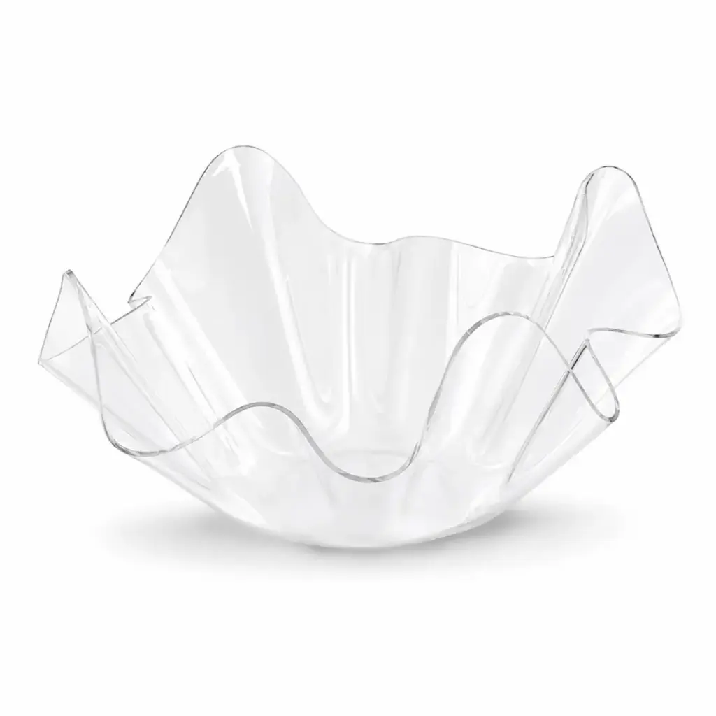 Vague Acrylic Fruit Bowl Clear 35.5 cm
