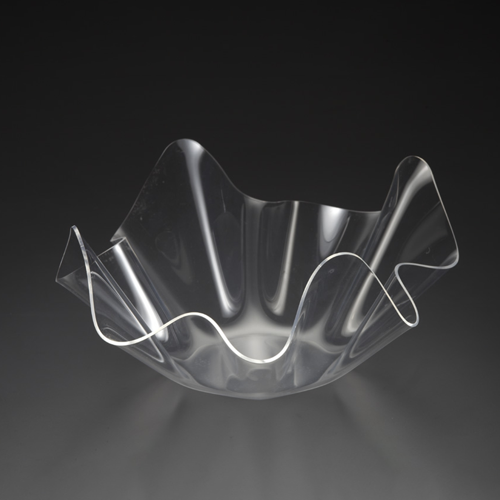 Vague Acrylic Fruit Bowl Clear 35.5 cm