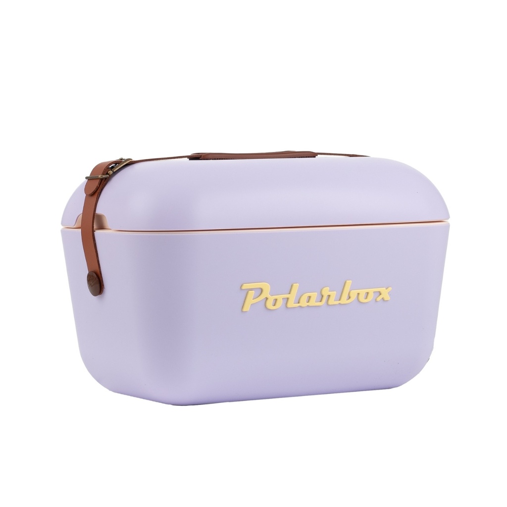Polarbox 12 Liters Classic Cooler Box Lilac - Yellow / 9237