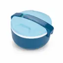 Vague Plastic Two Layer Round Lunch Box 1.5 Liter