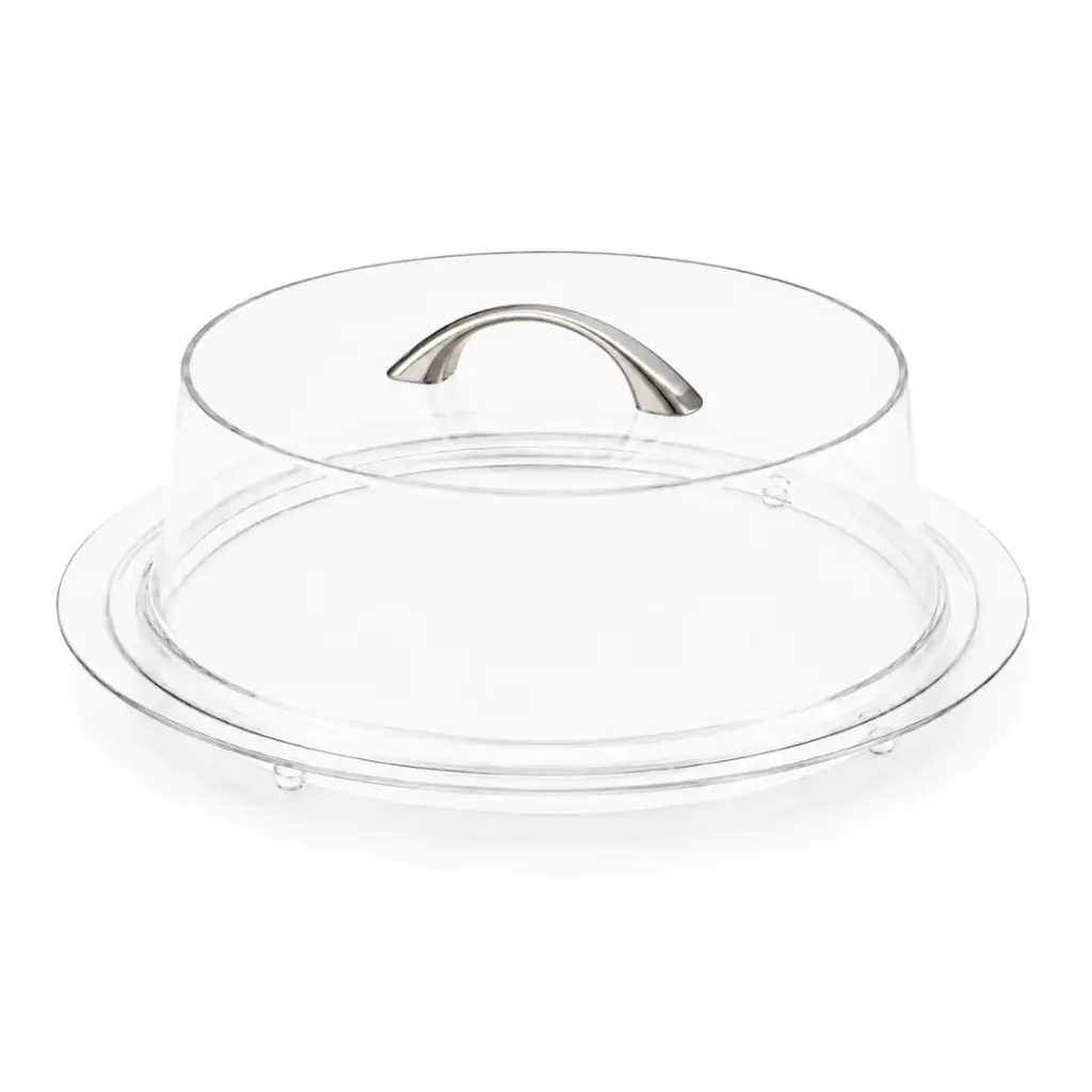 Vague Acrylic Cake Box Round 40 cm