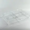 Vague Acrylic Candy Box with 4 Compartment 36 cm