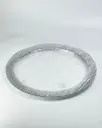 Vague Round Acrylic Serving Plate Bark Design 40 cm Taiwan