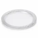 Vague Round Acrylic Serving Plate Bark Design 40 cm Taiwan