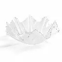 Vague Acrylic Clear Fruit Bowl 31 cm