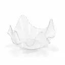 Vague Acrylic Clear Fruit Bowl 40 cm