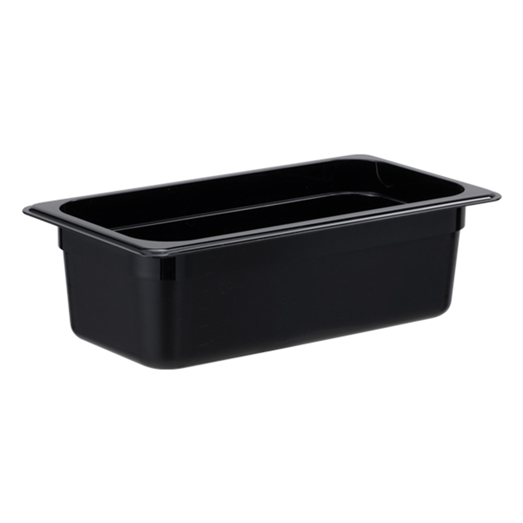 Vague Black PC GN Pan 1/3, 100 mm