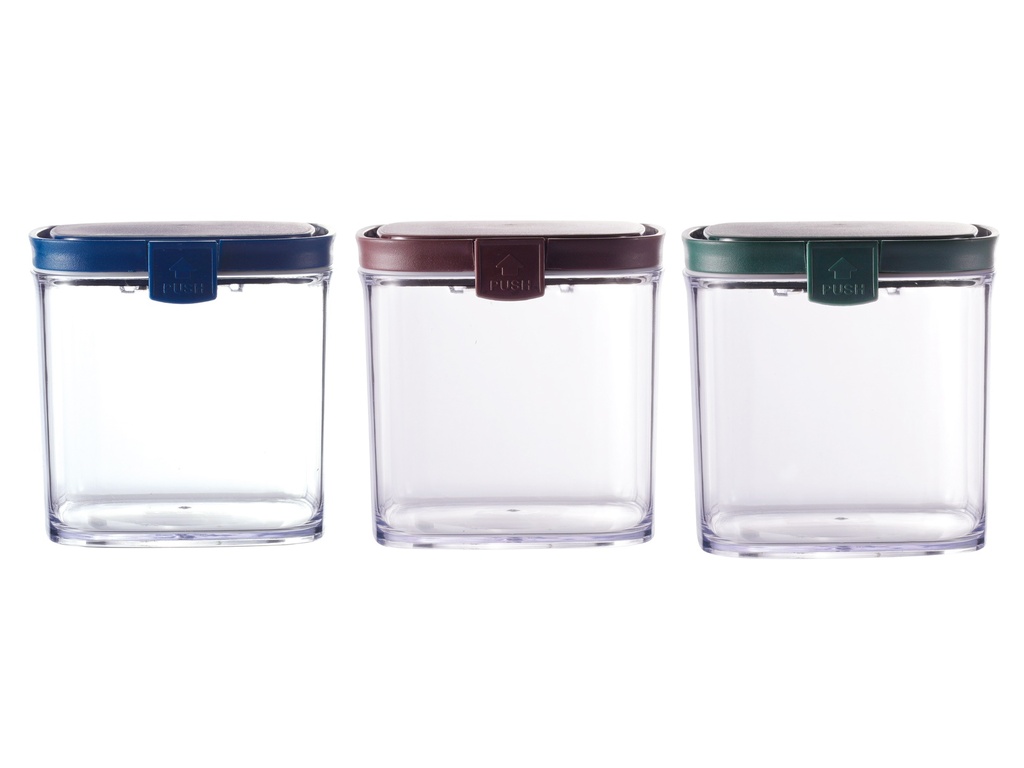 حافظة  طعام مربعة محكمة الغلق 1.1 لتر