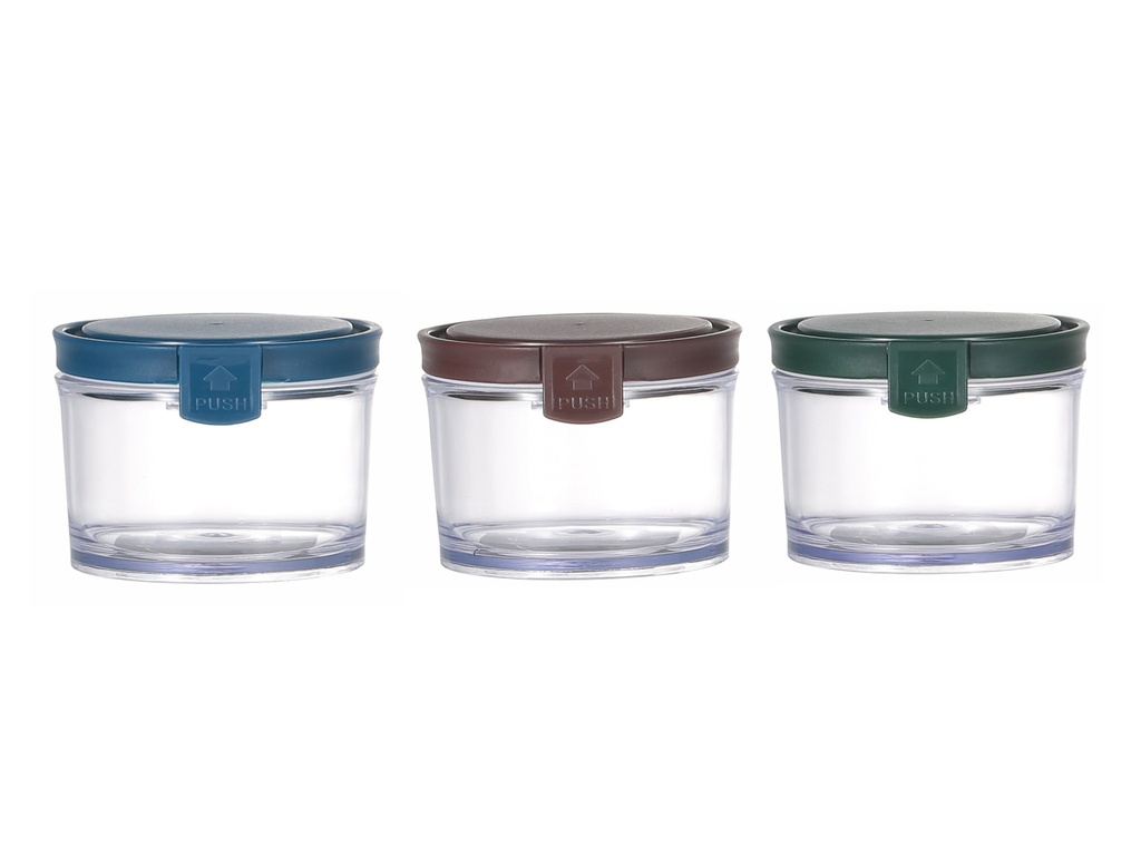 Vague Plastic Round Food Container 250 ml