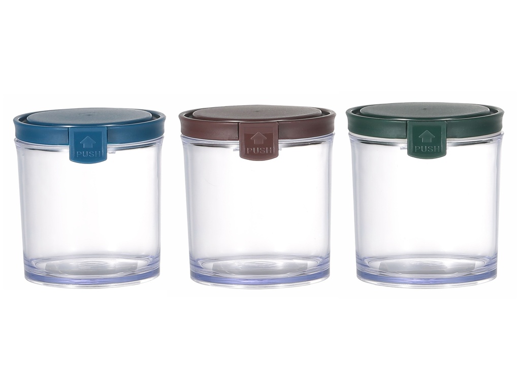 Vague Plastic Round Food Container 390 ml