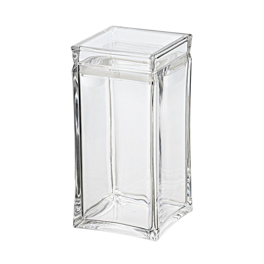 Vague Acrylic Square Canister 1.2 Liter