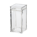 Vague Acrylic Square Canister 1.2 Liter