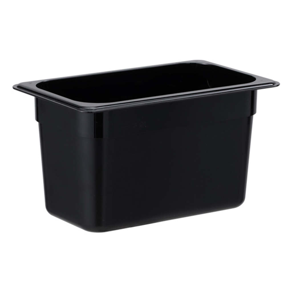 جاط من البولي كاربونيت   1/4 ، 150 مم باللون الأسود