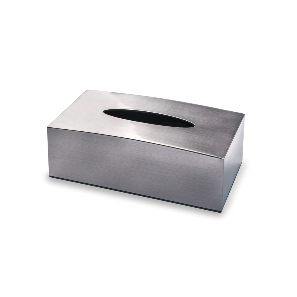 Vague Acrylic Tissue Box Metal Finish