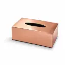 Vague Acrylic Tissue Box Metal Finish