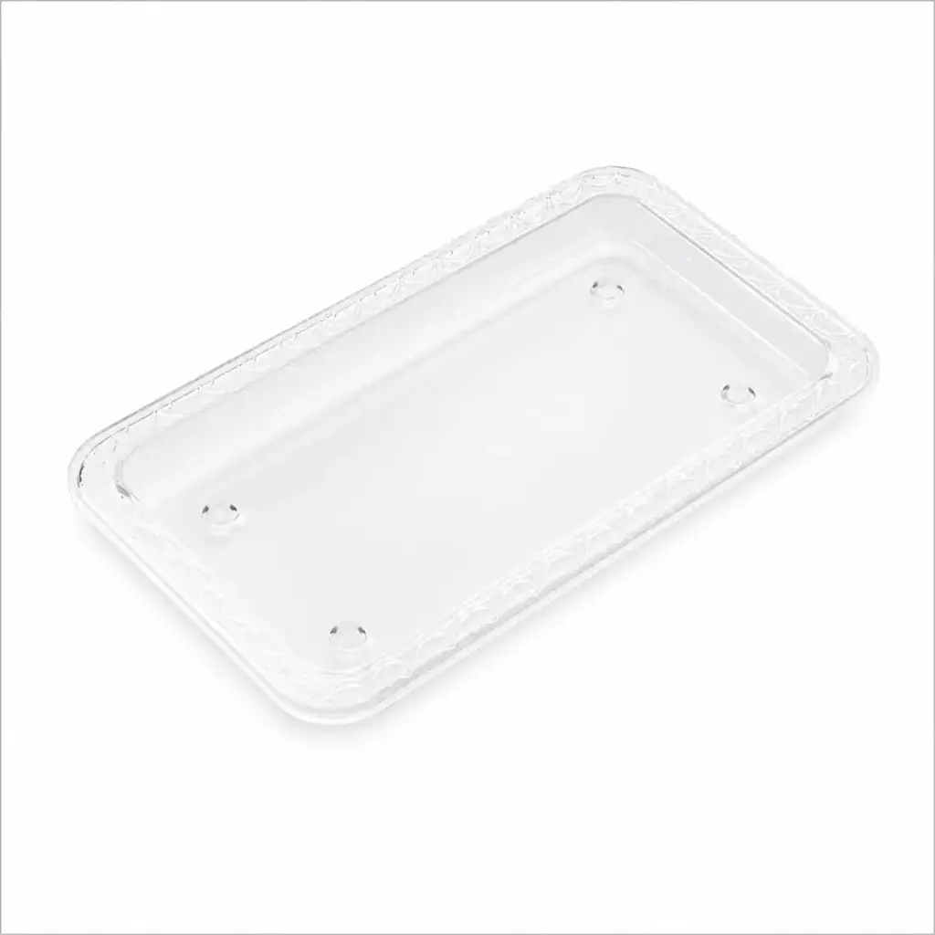 Vague Acrylic Rectangular Tray 25.9 x 15 cm