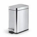 Vague 5 Liter Rectangular Pedal Bin Matt Finish / 29.2 x 14 x 31.1 cm