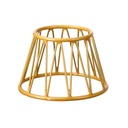 Vague Mini Golden Conic Display Stand Riser 15 cm x 10 cm x 10 cm