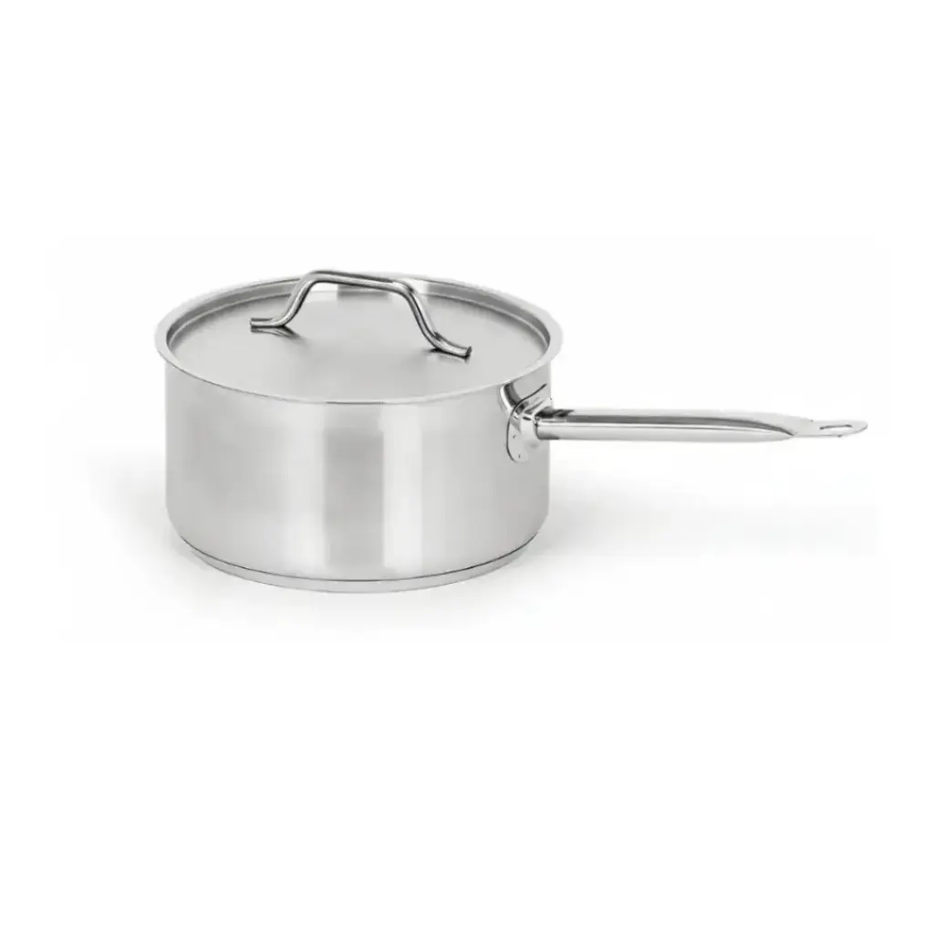 Caternox Stainless Steel Saucepan with Lid D24 x 7.5 cm (3.30L / 3.50Qt.)