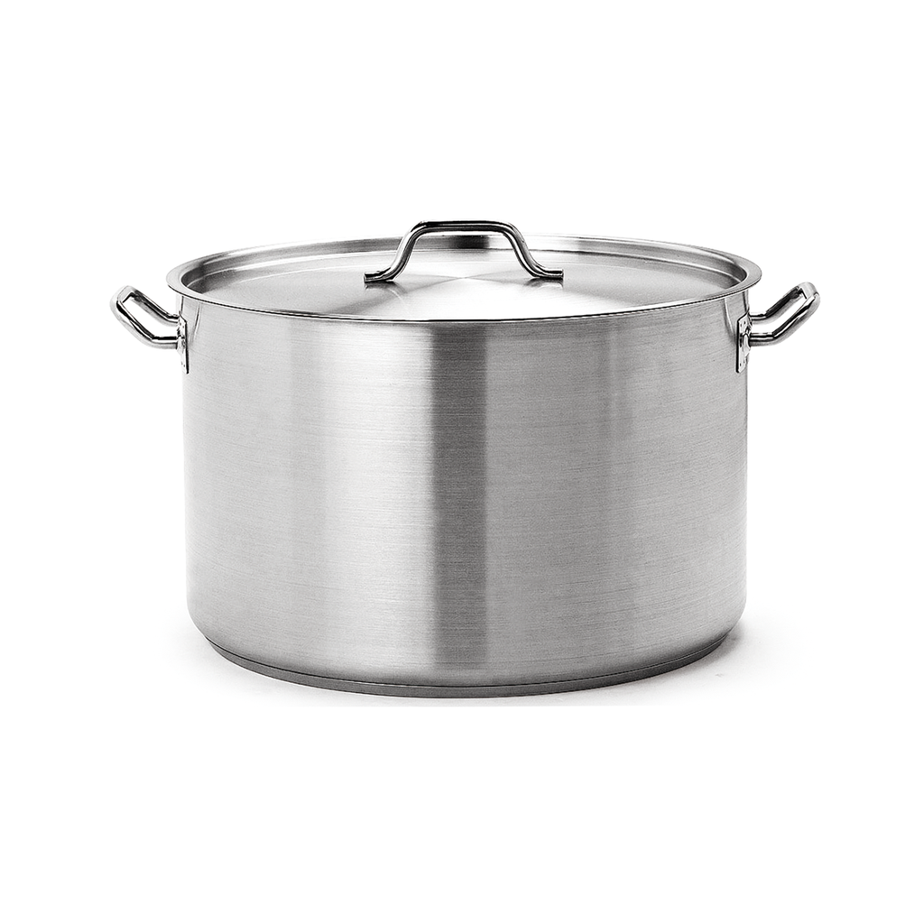 Caternox Stainless Steel High Casserole with Lid D32 x 20 cm (16.08L / 17Qt.)