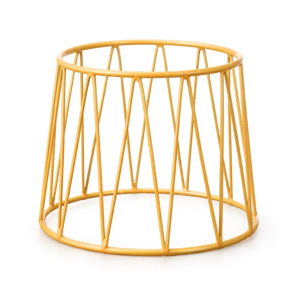 Vague Medium Golden Conic Display Stand Riser 25 cm x 21.2 cm x 20 cm