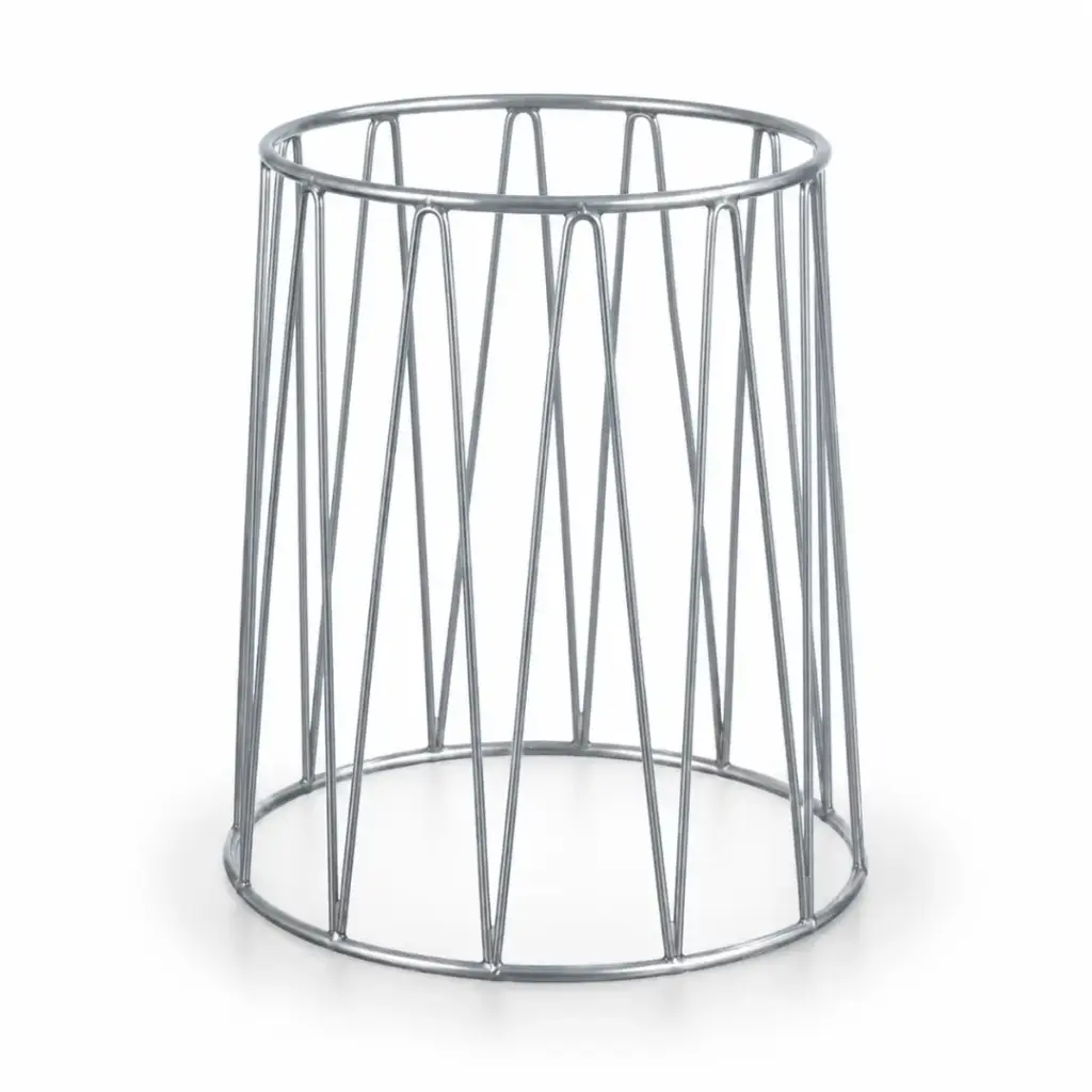 Vague Large Silver Conic Display Stand Riser 25 cm x 21.2 cm x 30 cm