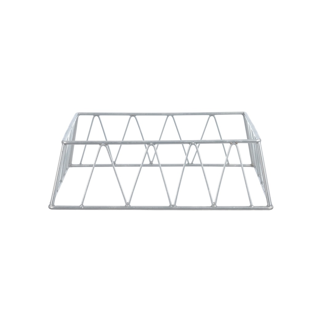 Vague Short Silver 1/2 GN Rectangular Display Stand Riser
