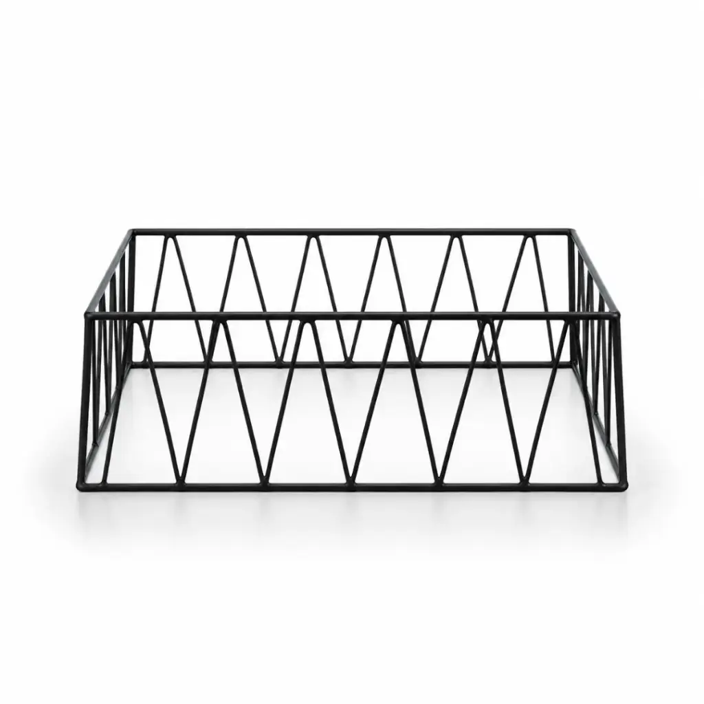 Vague Medium Black 1/1 GN Rectangular Display Stand Riser 